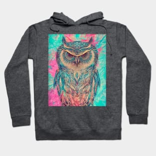 Artistic Owl Hoodie